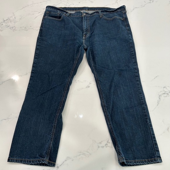 Levi's 541 Jeans Mens 46x30 Dark Wash Relaxed Fit‎ Straight Leg Denim Classic - Picture 1 of 5